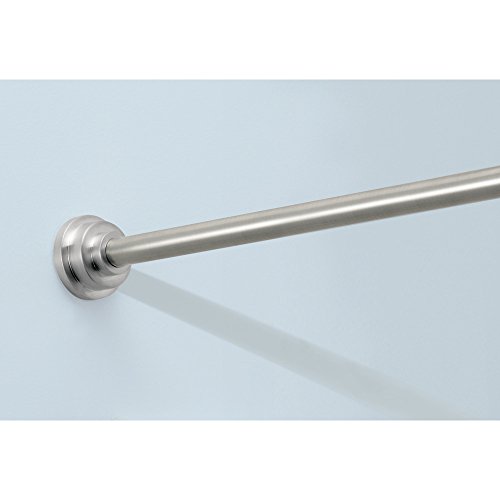 InterDesign 72280EU Astor Duschvorhang-Spannstange, Medium, 109 – 190 cm, Edelstahl Gebürstet - 2