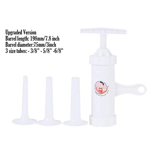 LiebHome Moule à saucisses manuel de qualité alimentaire de qualité alimentaire avec entonnoir Upgraded Version Sausage Stuffer