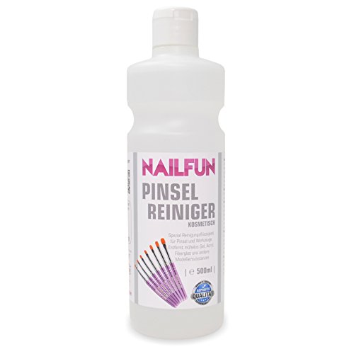 Nailfun Pinselreiniger 500 ml - Brush Cleaner für Pinsel und Werkzeuge, 1er Pack (1 x 500 ml)