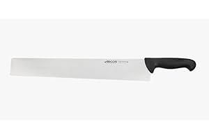 Arcos Serie 2900 - Coltello Salami Coltello Formaggio - Lama Acciaio Inossidabile Nitrum 410 mm - Manico Polipropilene Colore Nero