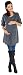 Zeta Ville - Women's Maternity Waterfall Knit Coat Wrap Cardi Lightweight - 335c (Graphite, UK 14/16)