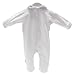 Cambrass Unisex Baby All-in-One Scenes of Nature Appliqued Velvet Playsuit White 12 - 18 Months