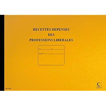 Exacompta Journal Recettes Dépenses Professionnels Libéraux - 80 Pages 27x38cm - Papier 110g/m² Vert