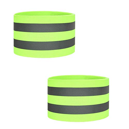 HOGAR AMO Bracelets Réfléchissants Haute visibilité/Cheville Bracelets/Brassards pour Cyclisme, Jogging, Vélo, Marche