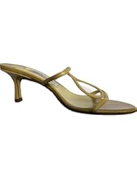 Jimmy Choo - Zuecos para mujer Beige Nude/ Beige 34.5 (2.5 UK)