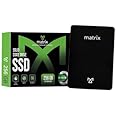 Matrix 256GB 3D NAND Flash SATA 6GB/s 2.5 Inches Internal Solid State Drive (SSD), Read Up to 550MB/s, Write Up to 500MB/s, 5 Year Warranty