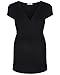The Essential One - Maternity Nursing Pyjamas Floral - Black Cream - EOM135