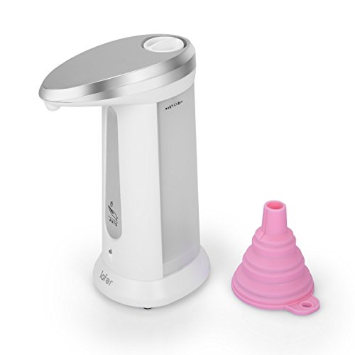Iafer Automatik Seifenspender Flüssigseifenspender mit integriertem Infrarot – Sensor 340ml Fassungsvermögen - 2
