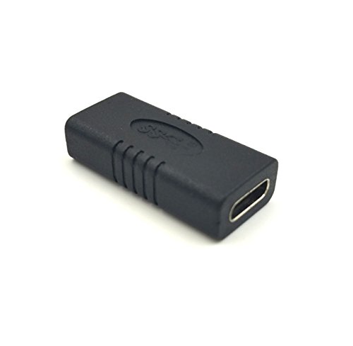 maxhood USB C Typ C weiblich zu weiblich Adapter, gerade Tiny usb-c USB 3.1 der U89 Buchse auf Buchse Kupplung Adapter Stecker für Laptop & Tablet & Handy (USB C F/F) - 2