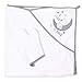 Produktbild Baby Sweets Kapuzenhandtuch Baby + Waschlappen weiß grau | Motiv: A star is born | Babyset Badetuch & Waschhandschuh für Neugeborene & Kleinkinder | Einheitsgröße