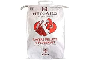 HEYGATES LAYERS PELLETS WITH FLUBENVET 5KG *EXPRESS DELIVERY* WITH PEEDEE PETS STICKER