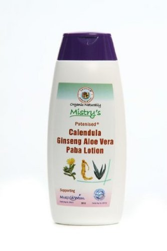 Mistry's Potenised ®Calendula Ginseng Aloe Vera Paba Lotion