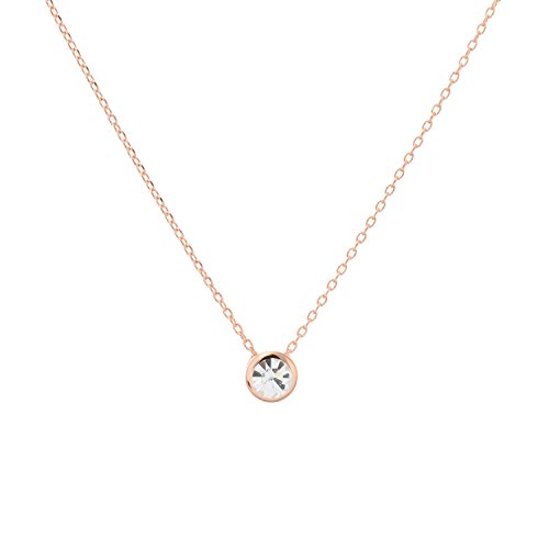 Aaishwarya Crystal Stone Pendant Chain for Women (Gold)