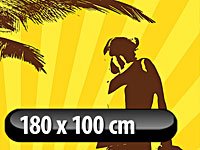 PEARL beach Extragroßes Bade- und Strand-Handtuch 100 x 180 cm mit Motiv - 4