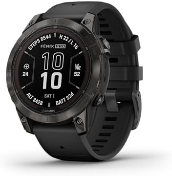 Garmin fēnix 7X Pro Solar, Smartwatch, Ricarica solare, 51mm, Torcia LED, Display 1,4", Touchscreen, +30 Sport, GNSS multi-band, Mappe, Musica, Pay, Autonomia 37 giorni, Slate Gray & Black