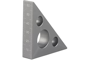 MARHYNCHUS Aluminiumlegierung Dreieck Lineal Winkel Lineal Holzbearbeitung Messwerkzeug