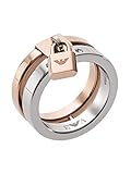 Emporio Armani Damen-Stapelring Edelstahl Kristall '- Ringgröße 59 EGS2580221-9