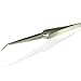 NYK1 Individual Precision Eyelash Tweezers - Pointed, Curved or X Cross in Silver or Pink. Ultimate Strong Highest Quality German Steel made to last