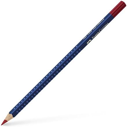 Faber-Castell Aquarelle Art Grip Studio Pencil, Permanent Carmine 126
