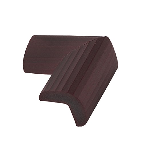 Preisvergleich Produktbild Sharplace Gummi Eckenschutz Kantenschutz für Baby Kleinkind Sicherung - Braun