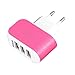 Produktbild USB-Wand 3 Port Fast Charger Power Adapter AC EU-Stecker Home Reise Phone Charger Anzeigefunktion Regard
