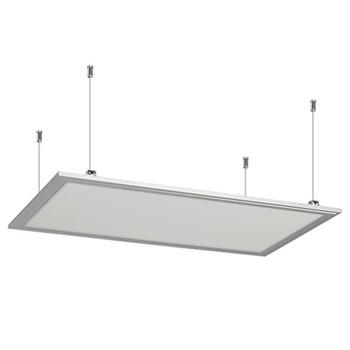 Preisvergleich Produktbild Anten LED Panel Hängeleuchte Deckenleuchte Deckenlampe, 30W, 2200 lumen, Neutralweiß-4000K, rechteckig 30x60 CM, IP20, mit Befestigungsmaterial und LED Treiber