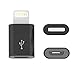 Produktbild esorio® Micro USB auf Apple Lightning Adapter in schwarz