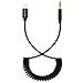 Produktbild UNOOE – AUX-Kabel fürs Auto, Spiralkabel, 3,5-mm-Klinkenstecker zu Lightning-Stecker, für iPhone 8/8 Plus/X/7/7 Plus/6/6S/6 Plus, iPod, Heim-/Auto-Stereoanlage, Kopfhörer und Lautsprecher