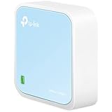 TP-Link TL-WR802N N300 WLAN Nano Router (Portable, Access Point, TV Adapter, Repeater, Router, Client, 300 Mbps (2.4 GHz), Me