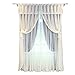Produktbild PLAT FIRM: KOR Feste Spitze Voile Stoff Vorhnge fr Kinder y Schlafzimmer aus drapierten Quasten TLL Benutzerdefinierte Grße W350cmxl250cm Grommet Top