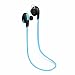 Produktbild Universal Bluetooth Headset Hirolan Kabellos Hand frei Stereo Kopfhörer Sport Kopfhörer für alle Bluetooth-fähigen Geräte für Handy Smartphones,Android, PC und andere (Blau)