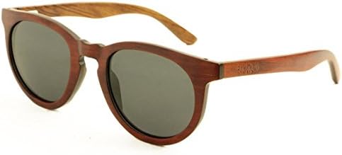 RawWood Men's Polarized Wood Sunglasses Brown/Smoke Polarized