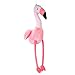 Large, Super Soft Pink & White Plush Flamingo Toy - Size: 1.04m High