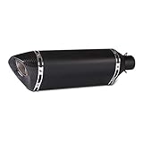Diámetro de entrada de 51 mm, se puede reducir infinitamente a 38 mm con adaptador (incluido). Adaptador para conexión de colector 61mm disponible por separado (p.ej. para BMW S1000RR).