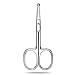 Mabox Facial Hair Scissors (Made of Forged & Polished Stainless Steel) - Safety Hair Scissors for Eyebrows, Eyelashes, Nose hair, Ear hair, moustache and beard