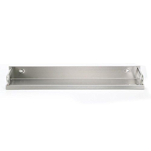 Yahee Küchenregal Gewürzregal Edelstahlregal Gewürzständer Edelstahl 60 X 12 X 5,2 cm silber - 5
