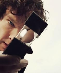 Sherlock Holmes slide magnifier by Eschenbach 5x mag