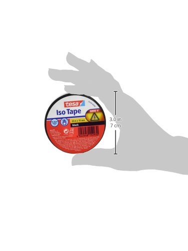 Tesa - Cinta aislante  color negro