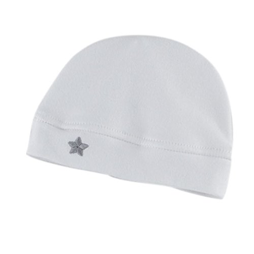 Trois Kilos Sept Baby Boys' 100% Cotton Hat white white 0 Months