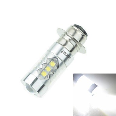 spécifications LQK- px15d t19 P15D-25-1 80w 6500k 16x de 4500lm blanche froide pour la lumière de frein de moto (ac / DC12V-24)