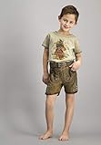  Stockerpoint Jungen Hose Moritz Lederhose, Mehrfarbig Hanf Gespeckt, 134/140 (Herstellergröße: 134-140)