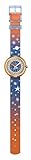 Flik Flak Unisex Kinder Analog Quarz Uhr mit Stoff Armband FPNP018