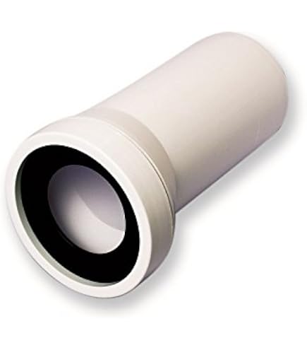 Canotto Prolungato Eccentrico Per Cassetta WC PUCCI - Lunghezza 24 Cm, Colore Bianco, Ricambio Originale
