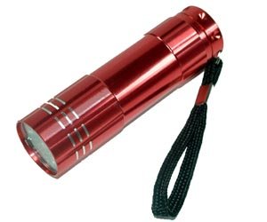 Preisvergleich Produktbild 9 LED TASCHENLAMPE AAA / MICRO SILBER / BLAU / ROT / CAMOUFLAGE