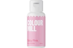 Colour Mill Next Generation - Colorante de base de aceite para alimentos (rosa, 20 ml)