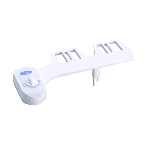 su-luoyu Self Cleaning Nozzle Bidet For Toilet Smart Toilet Spray Gun Wash Butt Flusher Double Nozzle Fresh Water Bidet Toilet Attachment