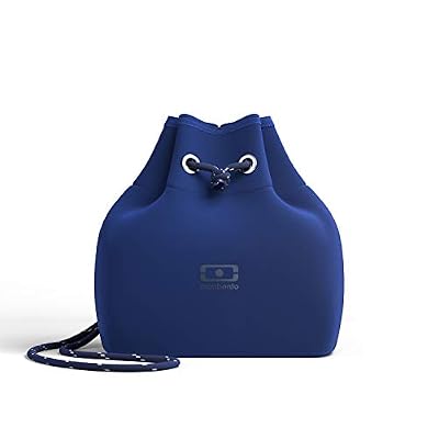 monbento - MB E-ZY S Bleu Navy Petit Sac Isotherme Repas - Lunch Bag Isotherme en Ariaprene pour bento - Idéal pour Les Lunch Box MB Original & MB Tresor