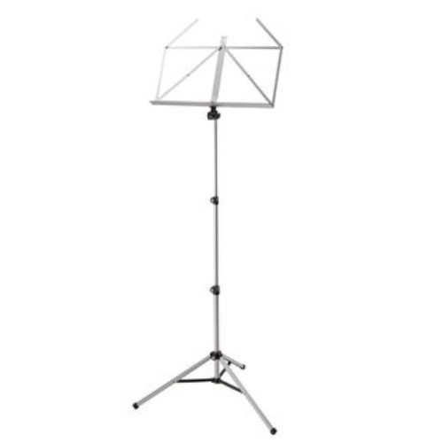 K&M 10065 - Atril (altura regulable: 585-1220 mm), color níquel