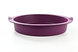 Original Tupperware TUPPERWARE Silikonform lila Backen runde Backform Silikon 10057