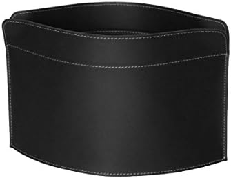 GIUSY, Magazine Rack in Leather, Magazine Holder, Storage Bags, Magazine Basket by Limac Design®, Black